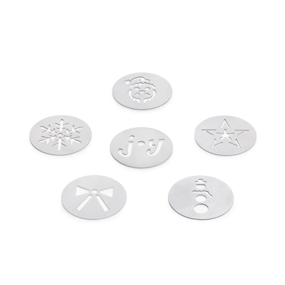 Christmas Cookie Press Disk Set S4