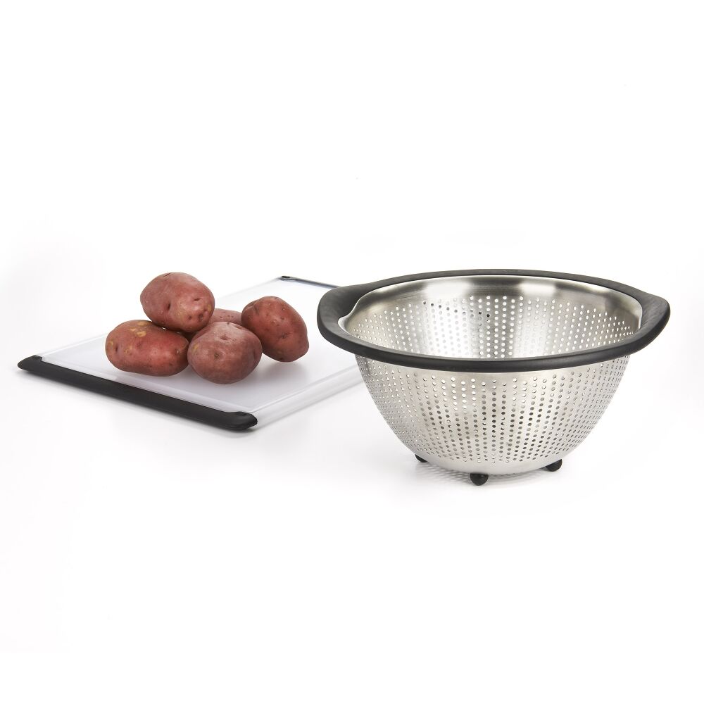 5 Quart Stainless Steel Colander Y6