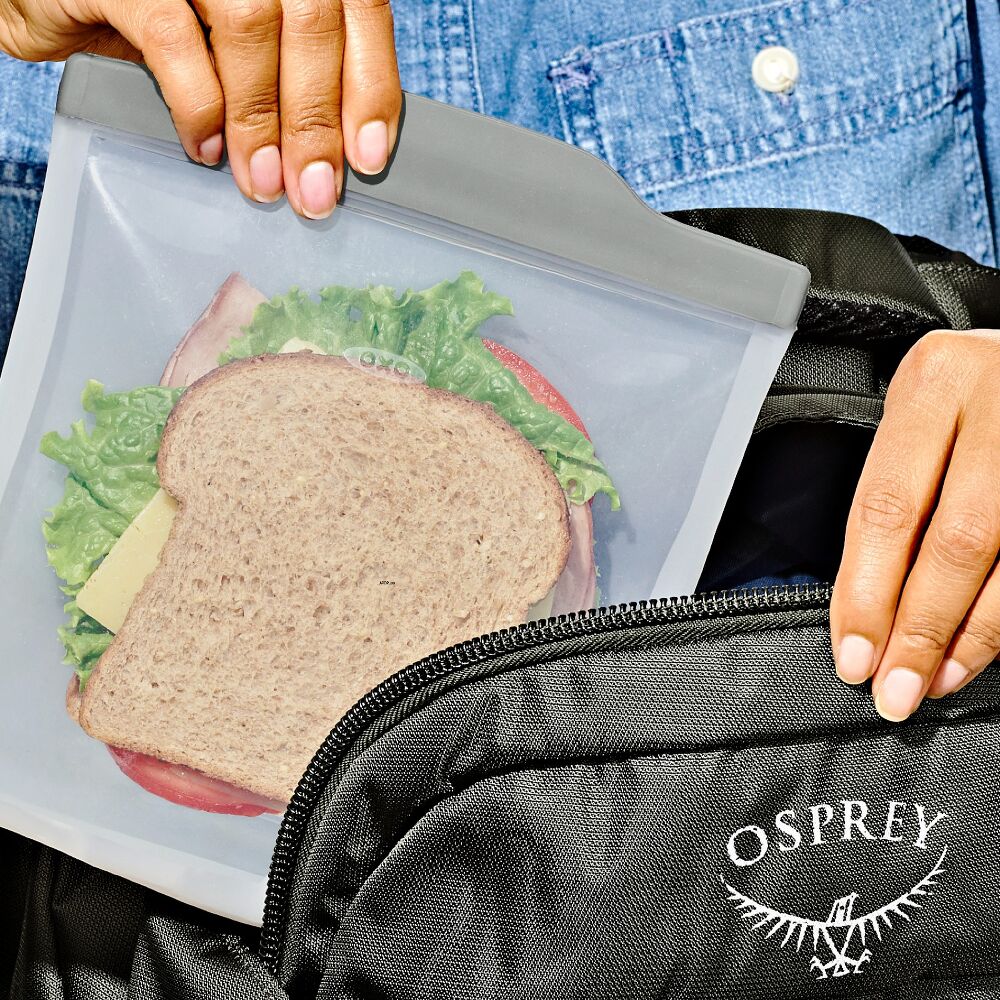 Silicone Reusable Bag Sandwich (28 oz) - Fog Q3