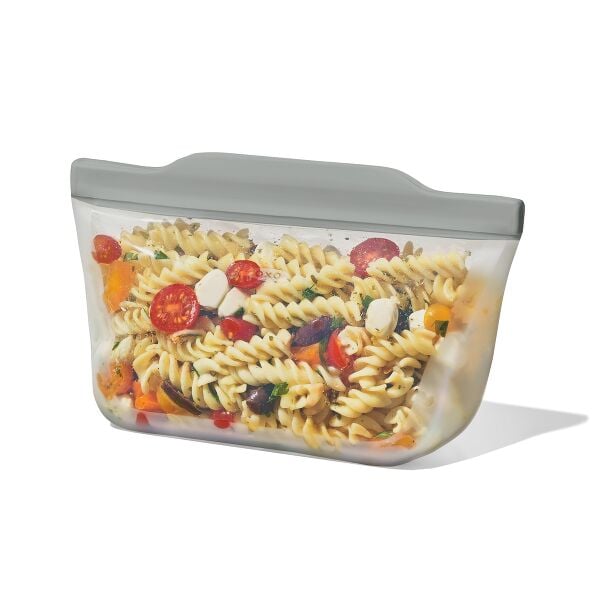 Silicone Reusable Bag Stand-Up Quart (32 oz) - Fog N7