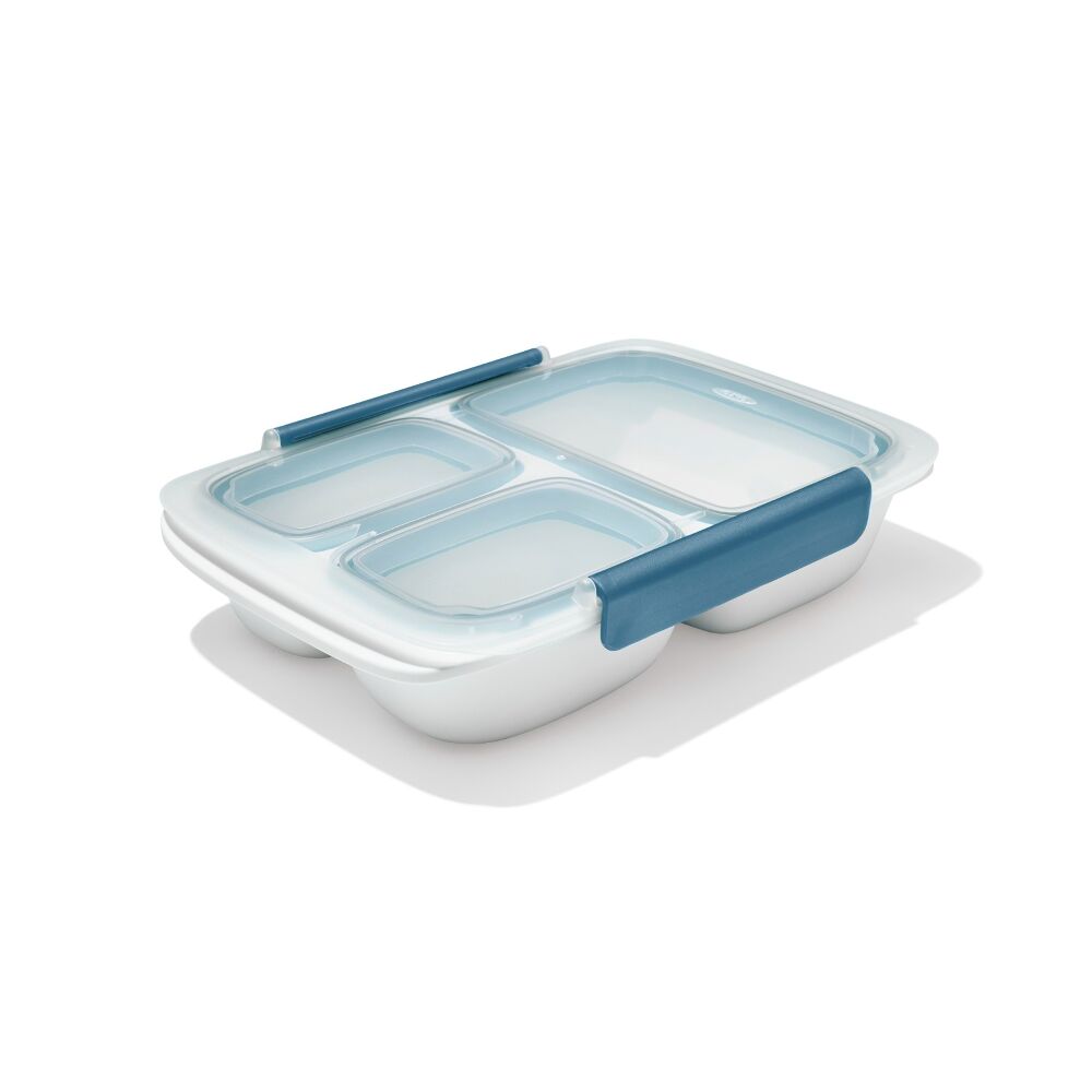 Prep & Go 4.1-Cup Divided Container - Ocean Blue I0