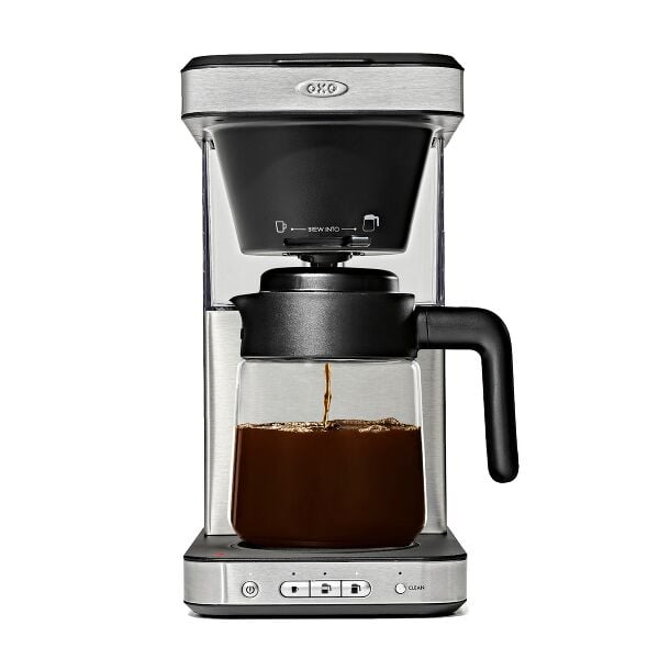 8-Cup Coffee Maker with Podless Single-Serve Function and Glass Carafe C3