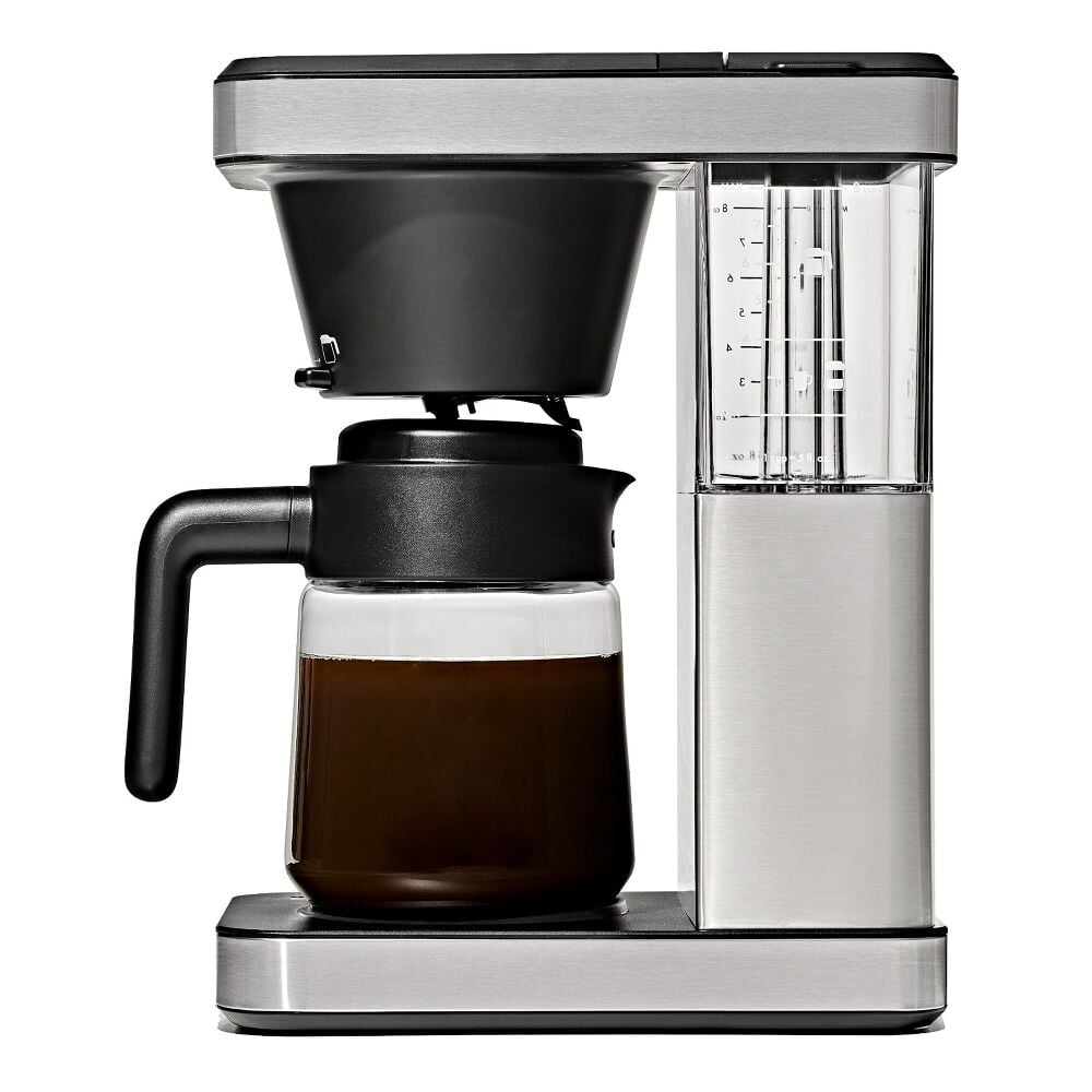 8-Cup Coffee Maker with Podless Single-Serve Function and Glass Carafe P2