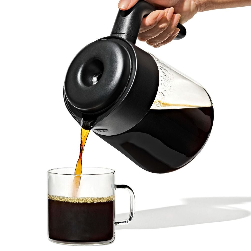 8-Cup Coffee Maker with Podless Single-Serve Function and Glass Carafe C3