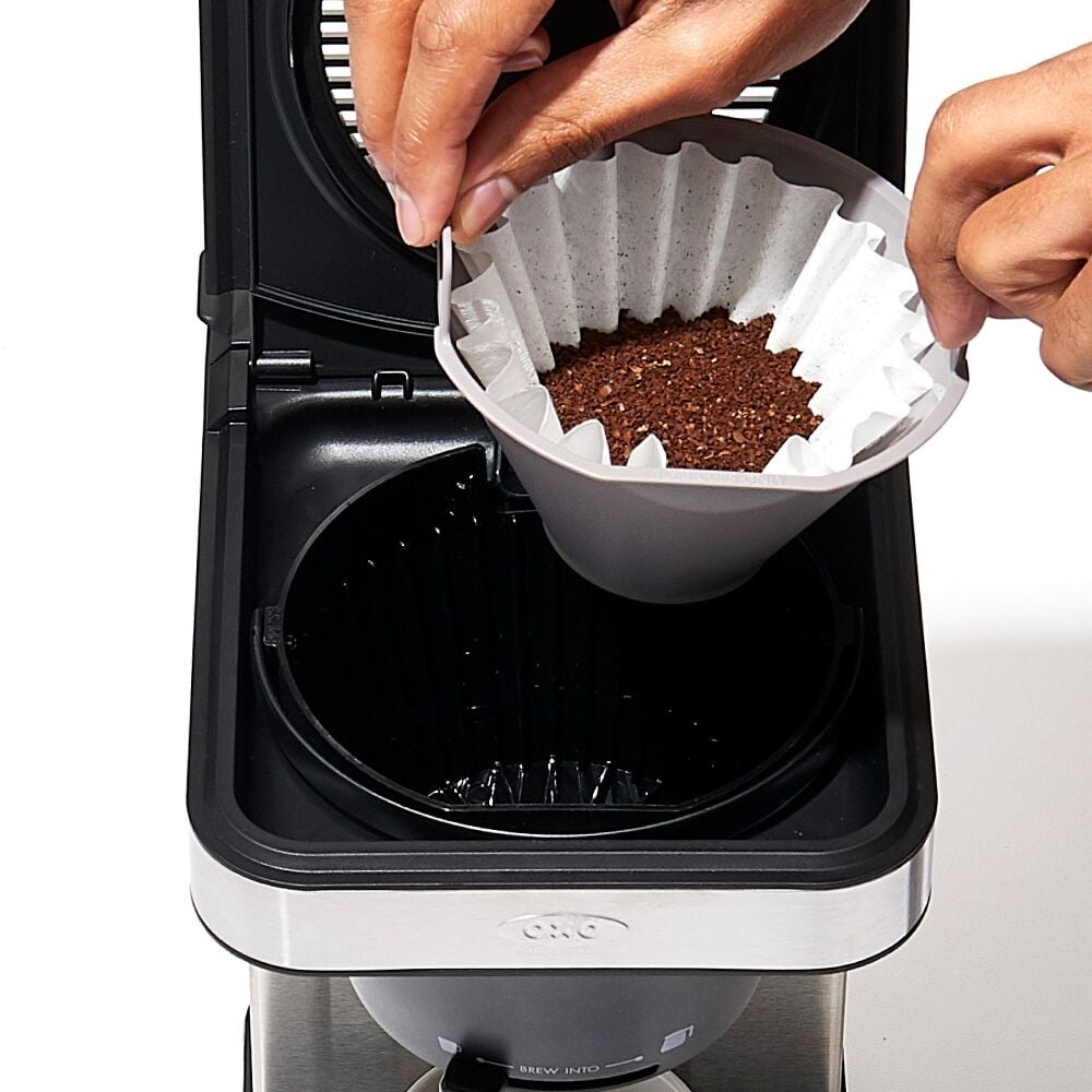 8-Cup Coffee Maker with Podless Single-Serve Function and Glass Carafe P2