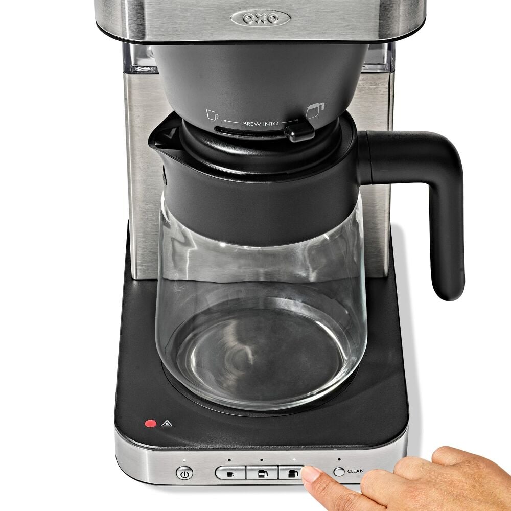 8-Cup Coffee Maker with Podless Single-Serve Function and Glass Carafe P2