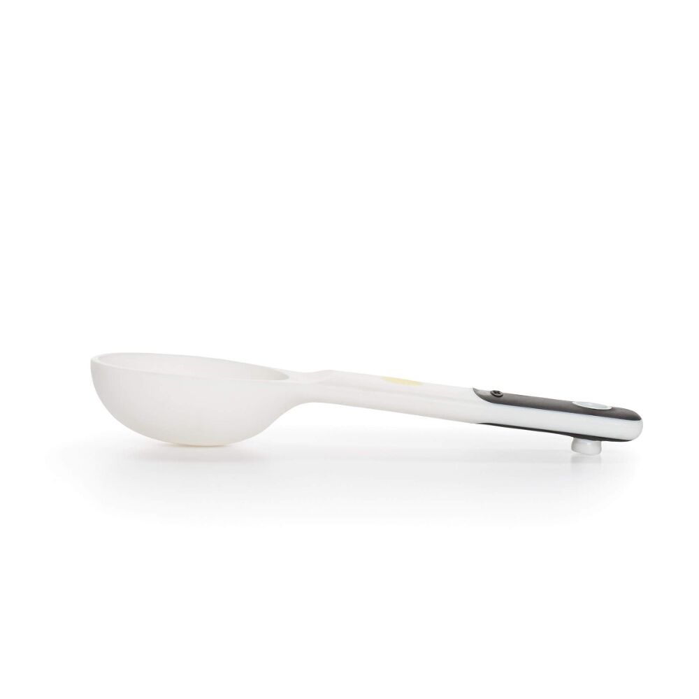 7 Piece Plastic Measuring Spoons - White X4