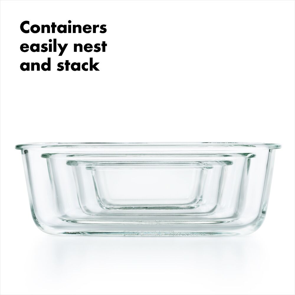 16 Piece Glass Smart Seal Everyday Container Set W8