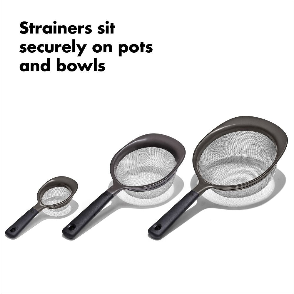 OXO Good Grips 3 Piece Strainer Set H5