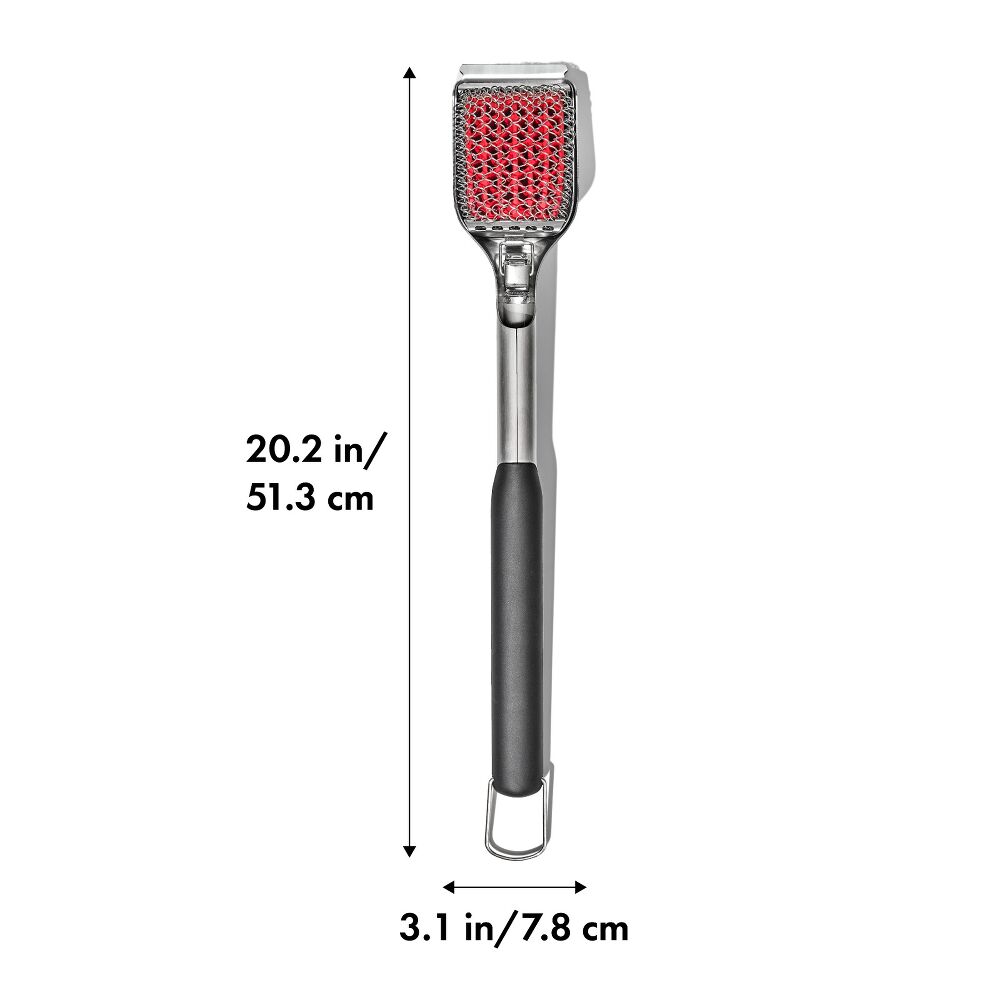 Coiled Grill Brush With Replaceable Head B0