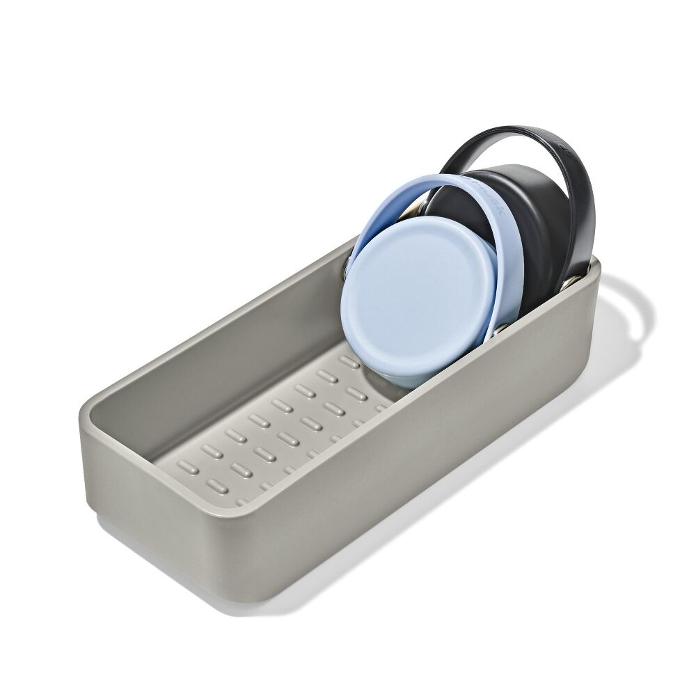 Water Bottle Organizer with Accessory Bin C0