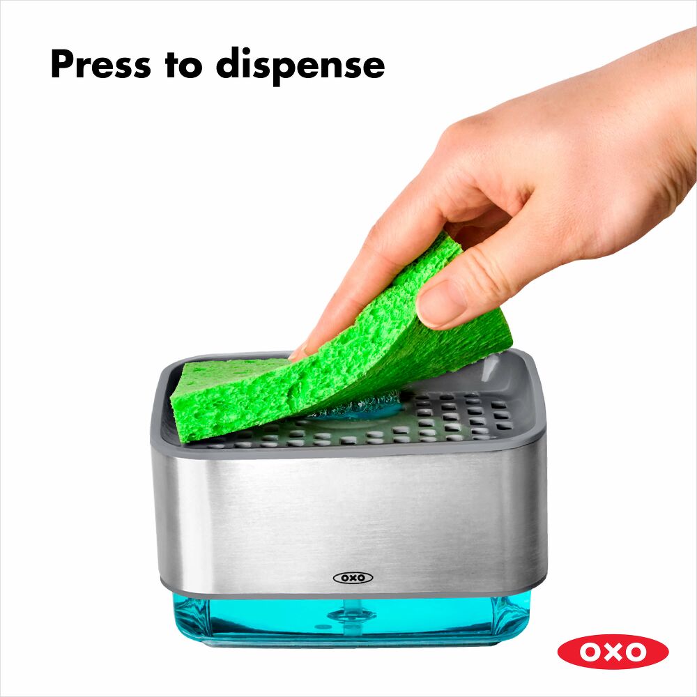 Soap Dispensing Sponge Holder K0