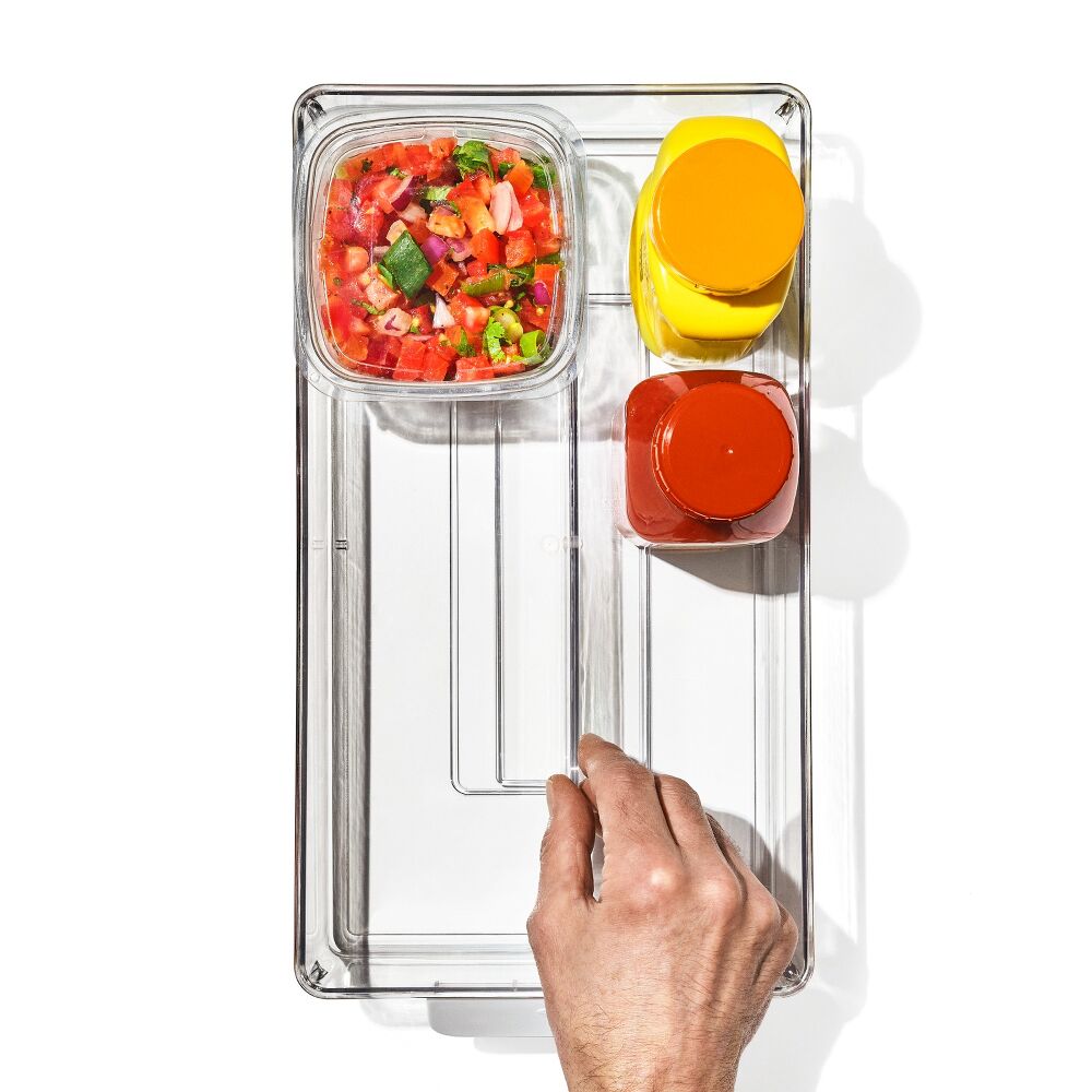 Adjustable Refrigerator Storage Bin J2