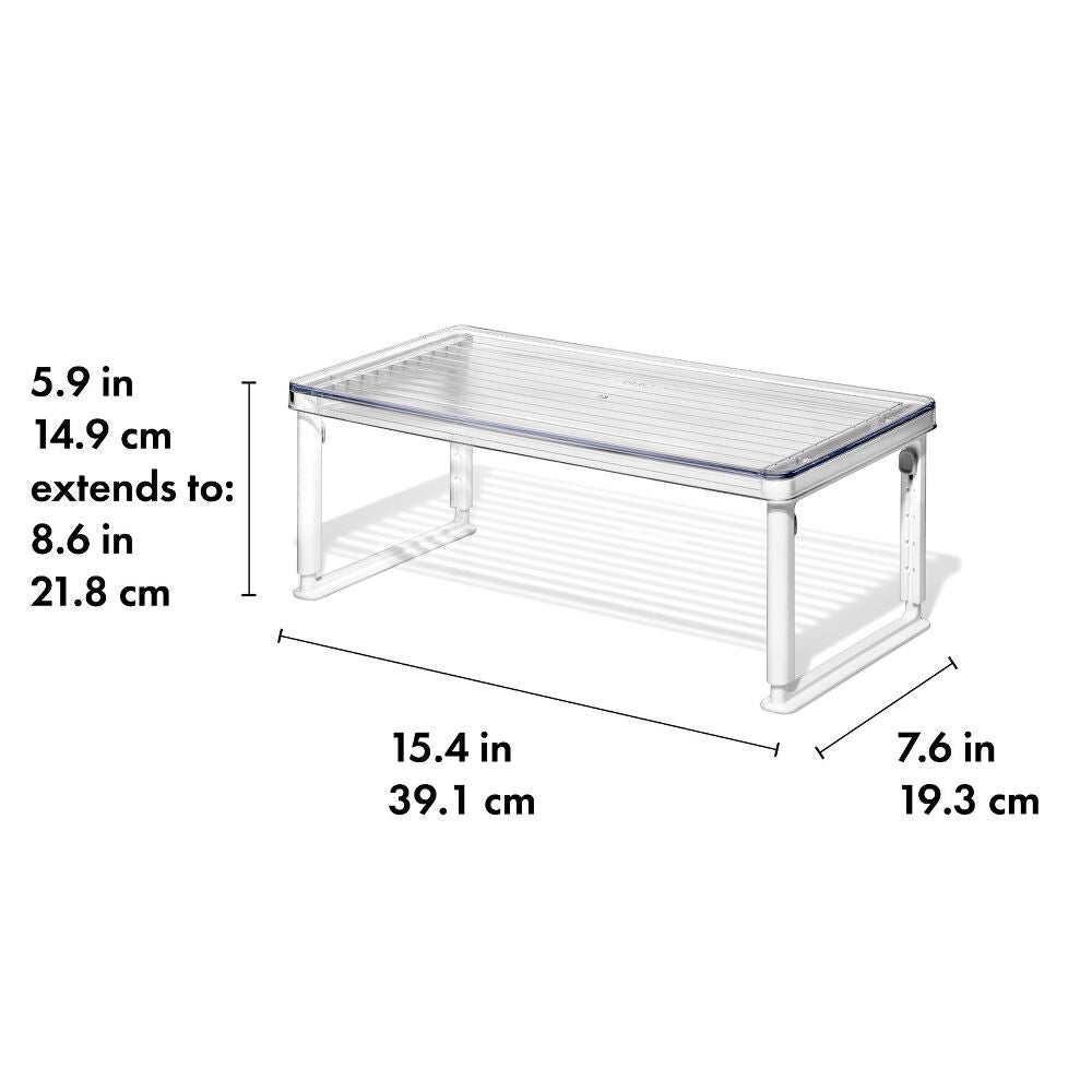Adjustable Refrigerator Shelf Riser N2