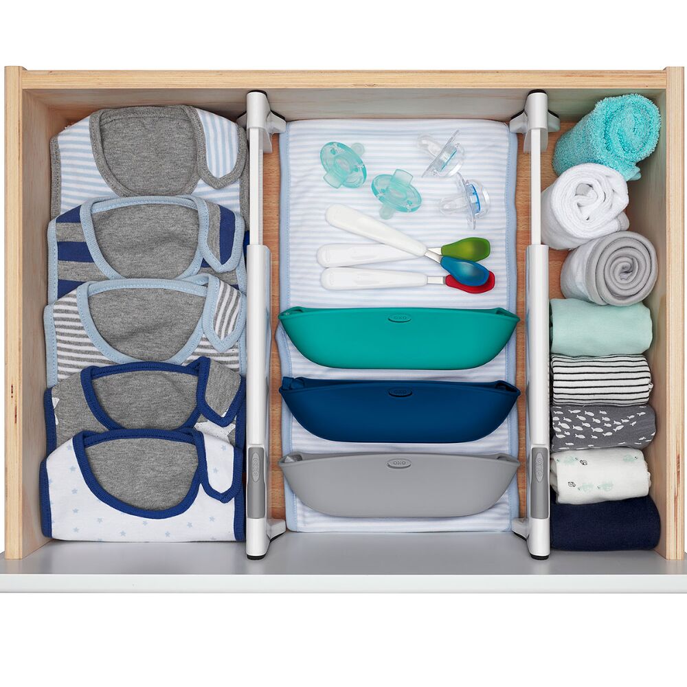 OXO TOT Expandable Dresser Drawer Divider - 4 Pack M2