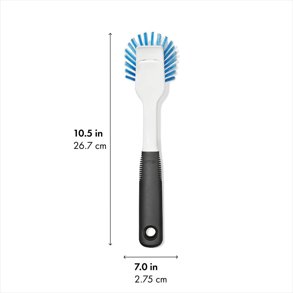 Nylon Bristle Dish Brush with Refills B9