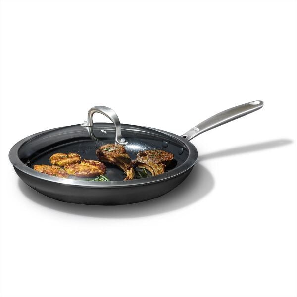 OXO Enhanced Non-Stick 12-Inch Frypan with Lid D8