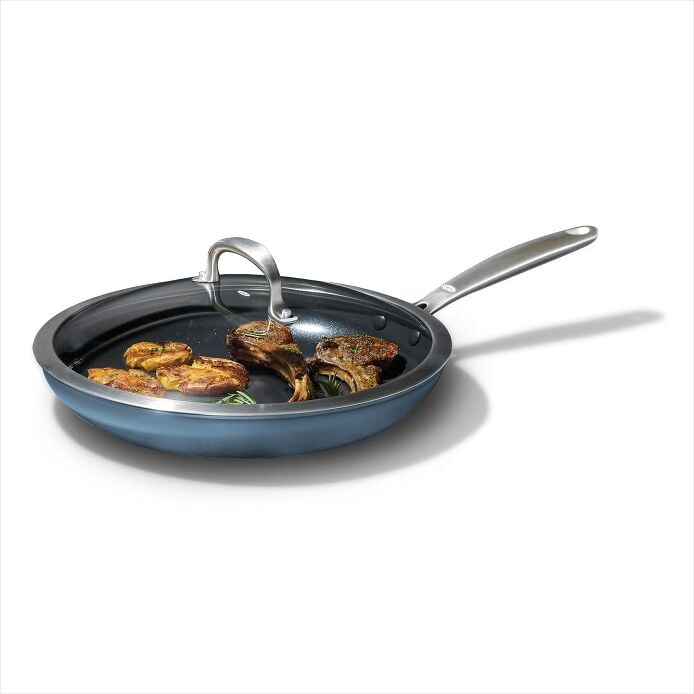 OXO Enhanced Non-Stick 12-Inch Frypan with Lid D8