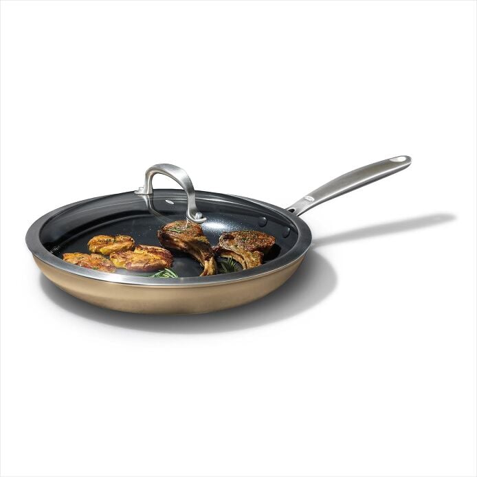 OXO Enhanced Non-Stick 12-Inch Frypan with Lid D8