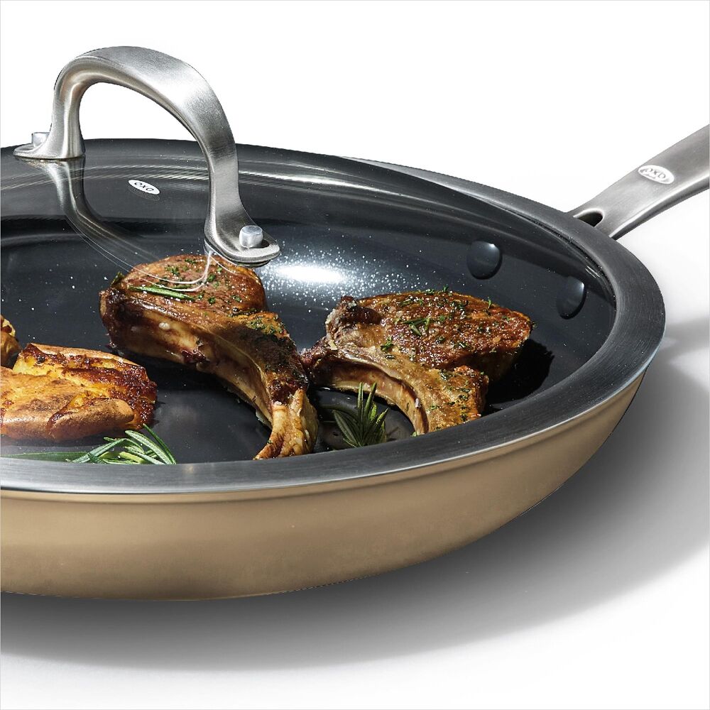 OXO Enhanced Non-Stick 12-Inch Frypan with Lid D8
