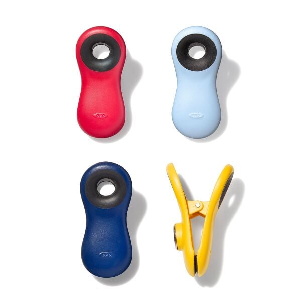 Magnetic All-Purpose Clips - 4-Pack - assorted colors U1