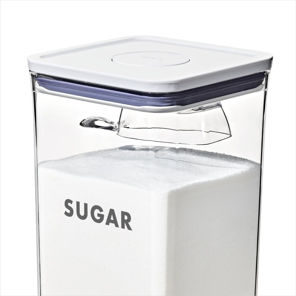 2-Piece Prelabeled POP Container Set with Scoop U1