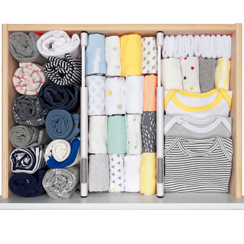 OXO TOT Expandable Dresser Drawer Divider - 4 Pack M2
