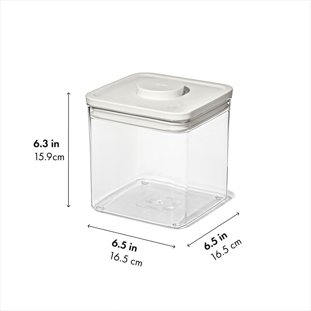 OXO Pet POP Container — Big Square Short — 2.8 Qt/2.6 L Y2