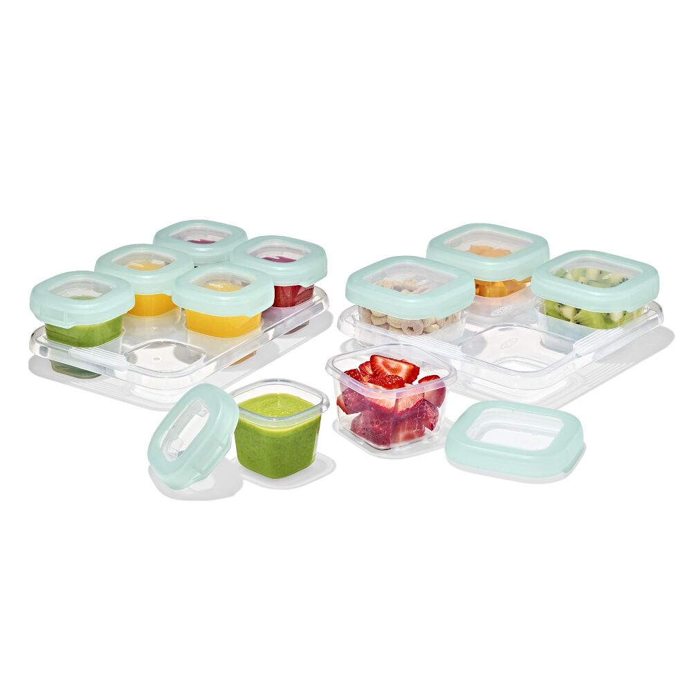 12-Piece Baby Blocks Food Storage Container Set - Opal T9