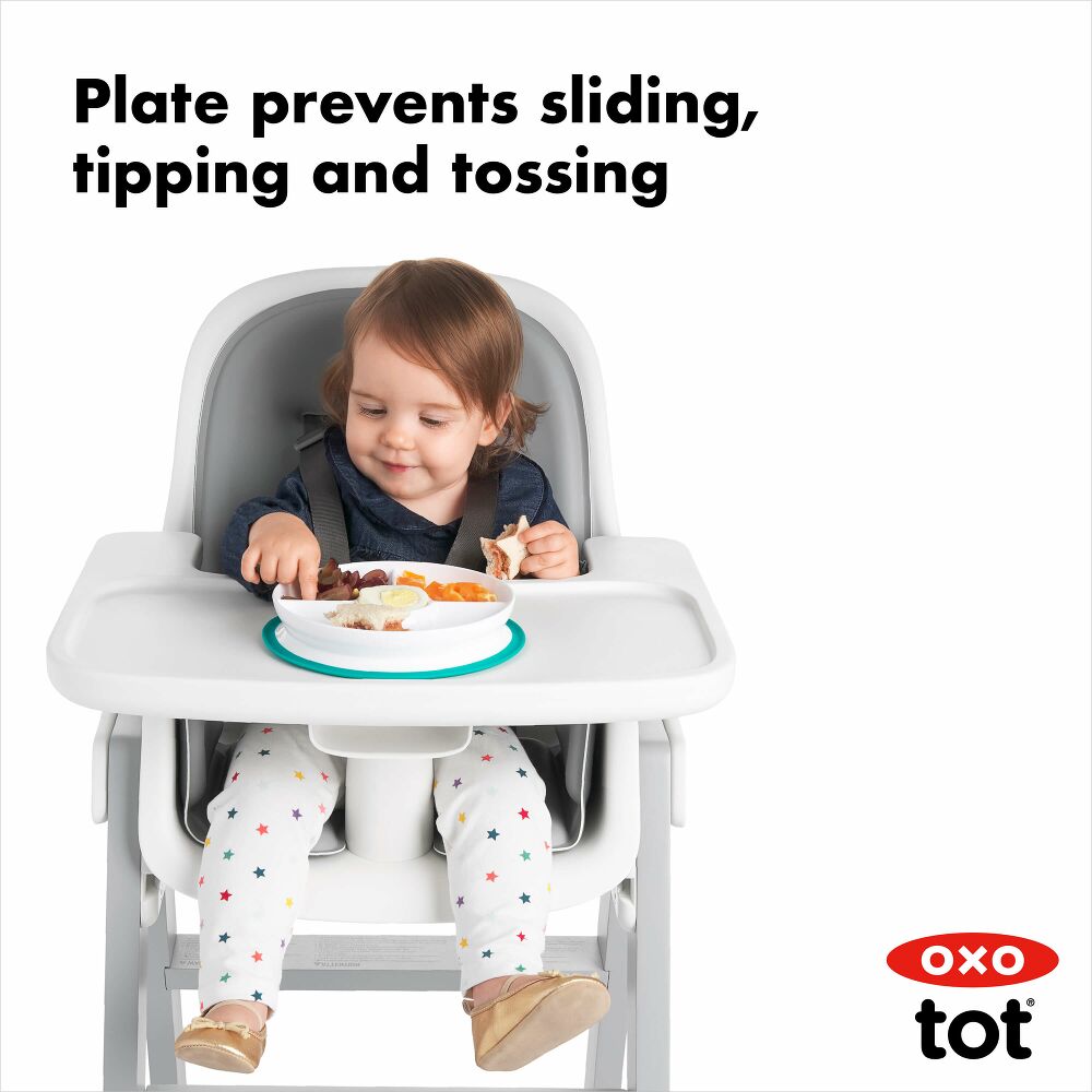 Stick & Stay Suction Divided Plate Y7
