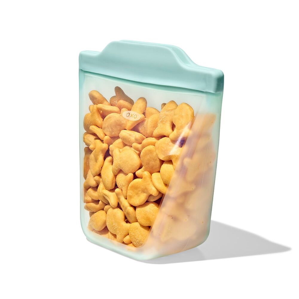 Tot Silicone Reusable Bag - 2-Piece Stand-Up Cup Set X8