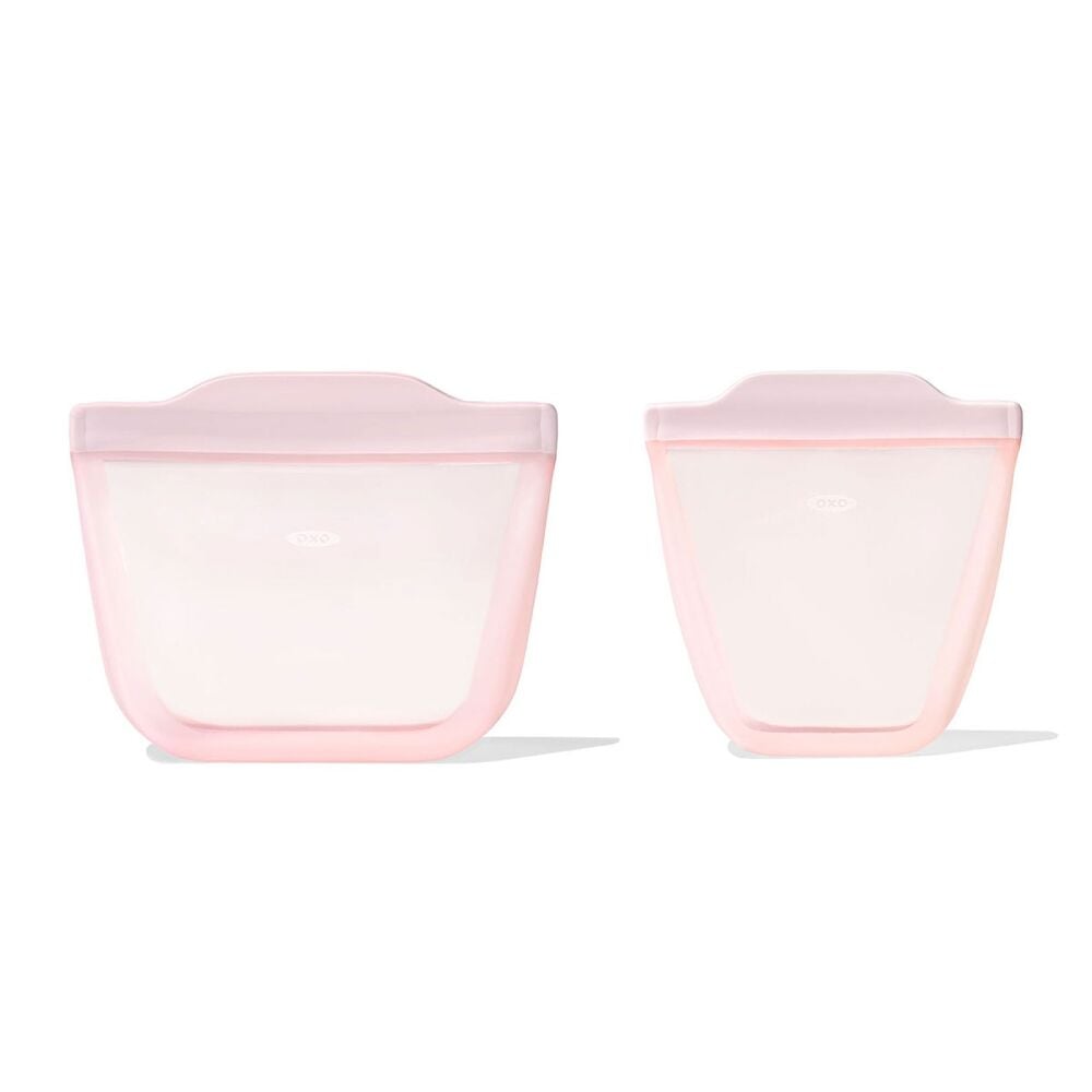 Tot Silicone Reusable Bag - 2-Piece Stand-Up Cup Set X8