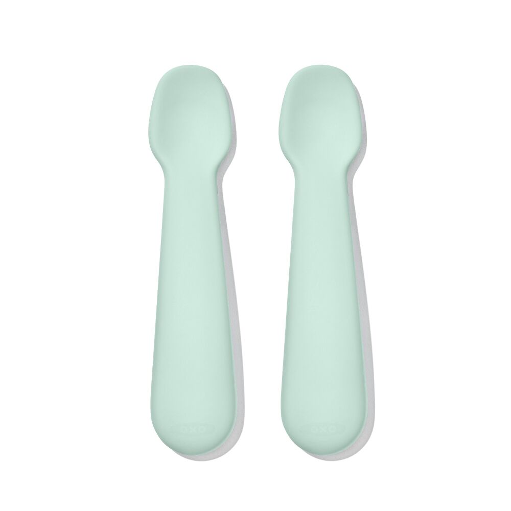 Textured Suction Plate & Spoons Set – 3-Piece S5