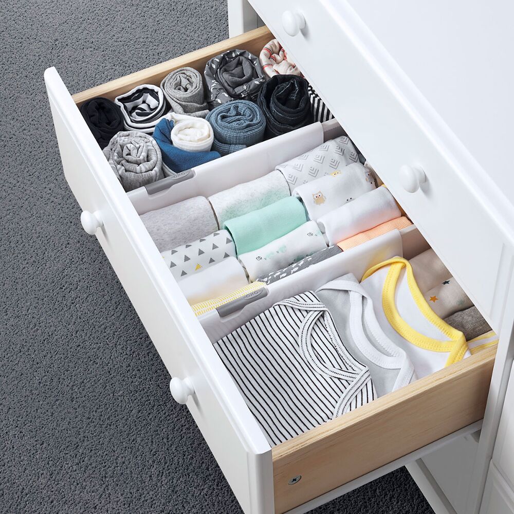 OXO TOT Expandable Dresser Drawer Divider - 4 Pack M2