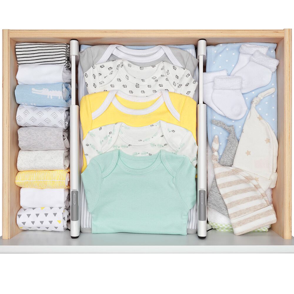 OXO TOT Expandable Dresser Drawer Divider - 4 Pack M2