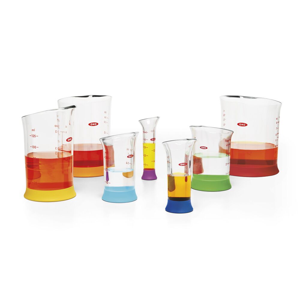 7 Piece Liquid Measuring Beaker Set F5