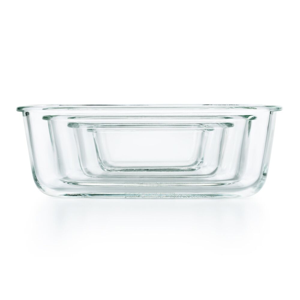 Smart Seal 3.5 Cup Glass Rectangle Container - Teal I2