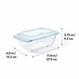 1.6 Qt Loaf Baking Dish with Lid X4