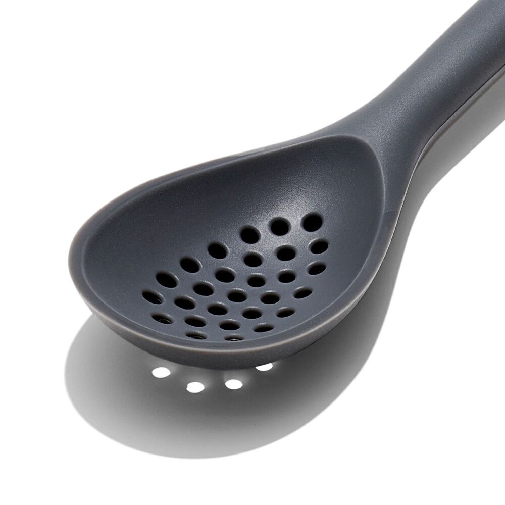 OXO Good Grips Silicone Slotted Spoon - Peppercorn O3