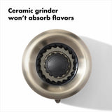 Contoured Mess-Free Salt Grinder C9