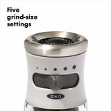 Contoured Mess-Free Pepper Grinder D2