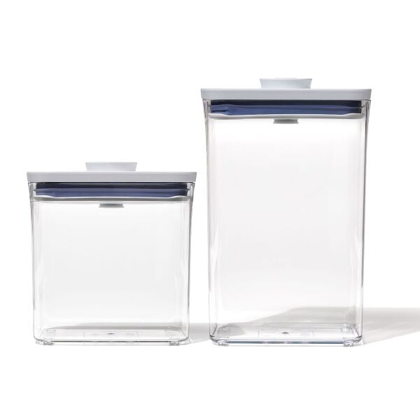 POP Container - Rectangle Medium (2.7 Qt.) & POP Container - Rectangle Short (1.7 Qt.) Bundle T8