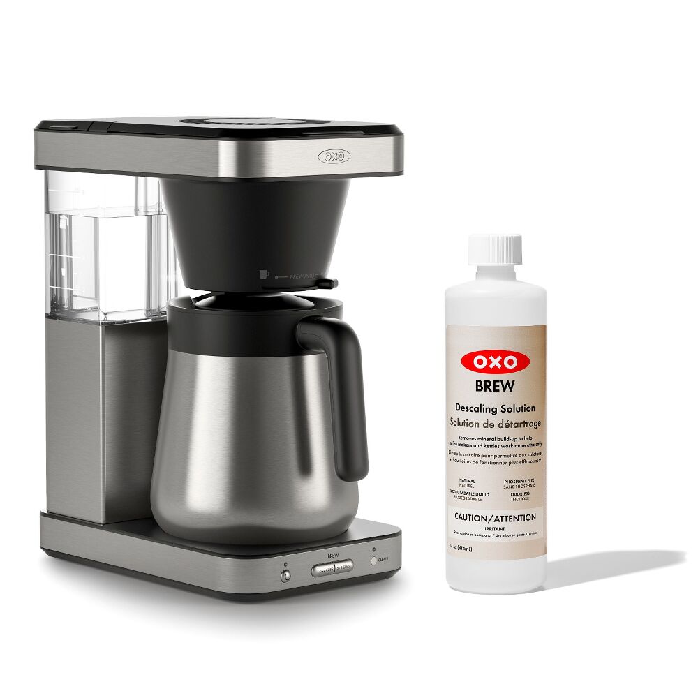 8-Cup Coffee Maker & Descaling Solution Bundle M0