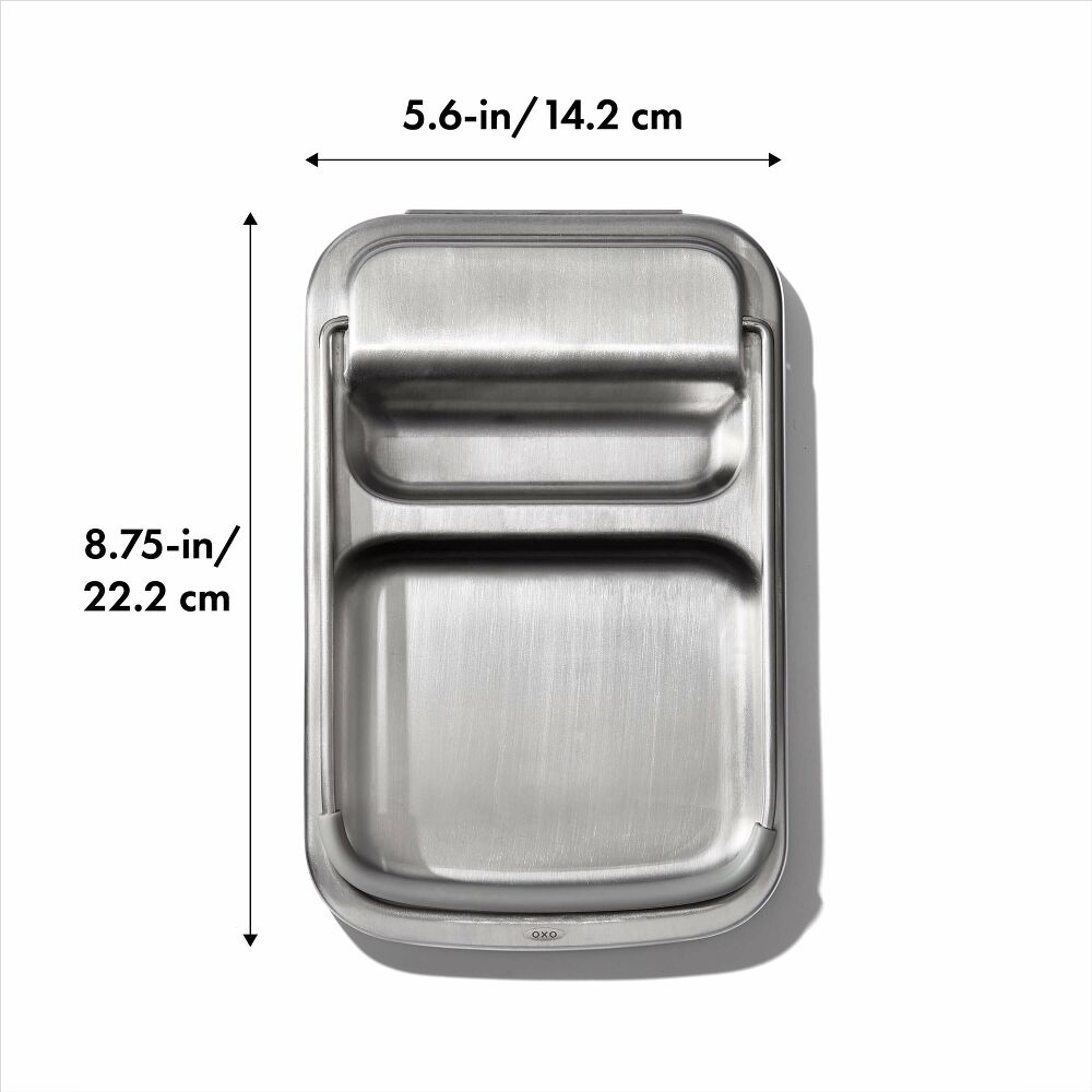 Stainless Steel Spoon Rest with Lid Holder N5