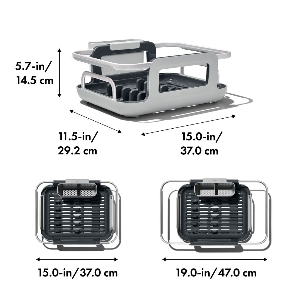 Over-the-sink Aluminum Dish Rack C5
