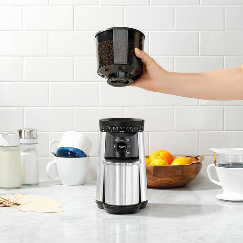 Replacement Hopper with Lid for Conical Burr Coffee Grinder W6