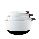3-Piece Mixing Bowl Set - White F6