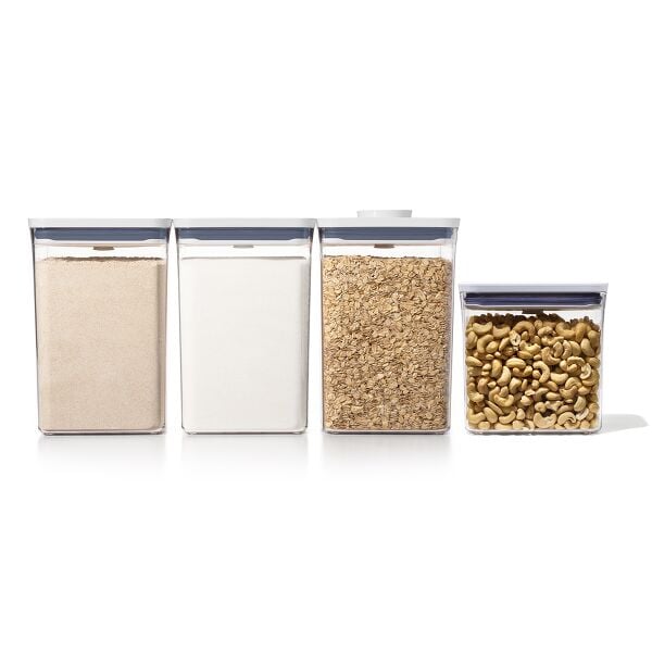 POP Container - Rectangle Short (1.7 Qt.) & 6-Piece POP Container Set Bundle G0