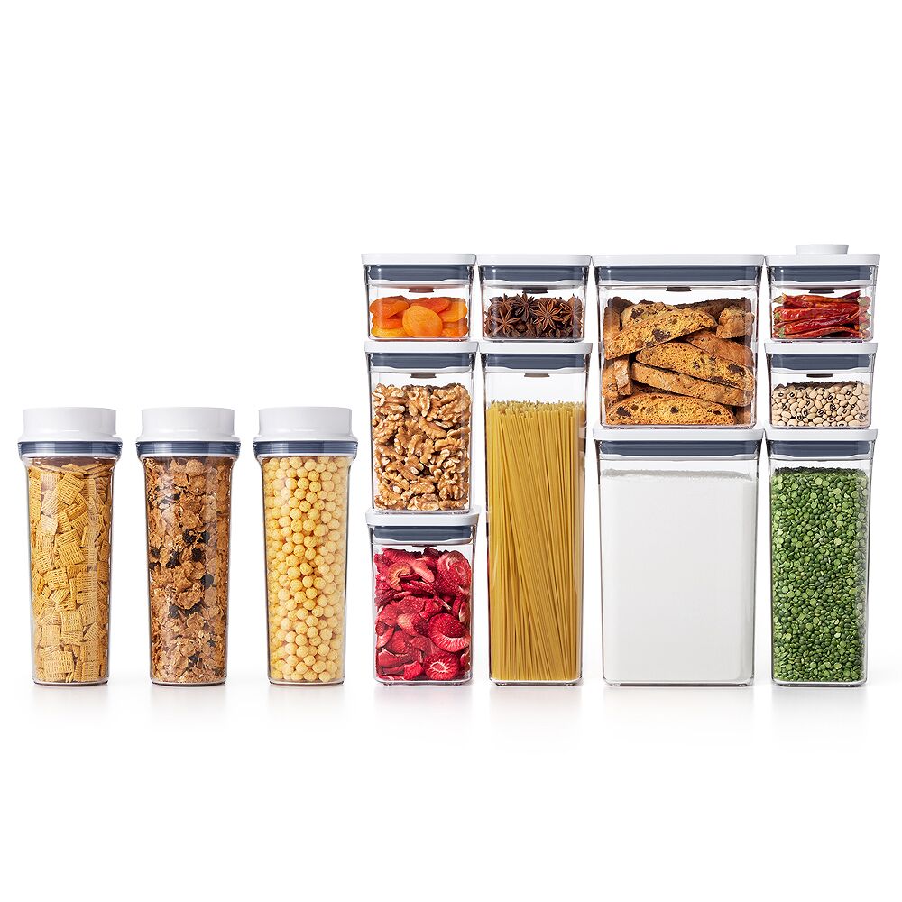 3 Piece Cereal Dispenser Set & 10-Piece POP Container Set Bundle E8