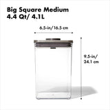 POP Container - Big Square Medium (4.4 Qt/4.2 L) D7